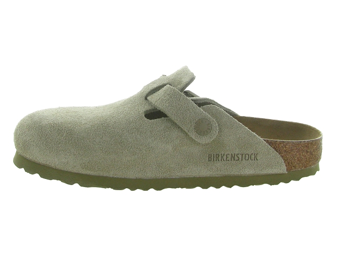 sandales et nu pieds - Mule Sabot - femme - Nubuck - Kaki - Birkenstock8043201_4