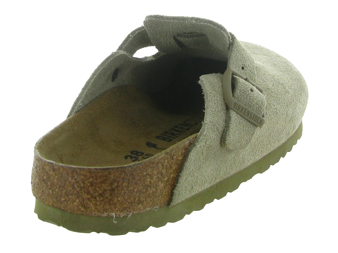 sandales et nu pieds - Mule Sabot - femme - Nubuck - Kaki - Birkenstock8043201_5
