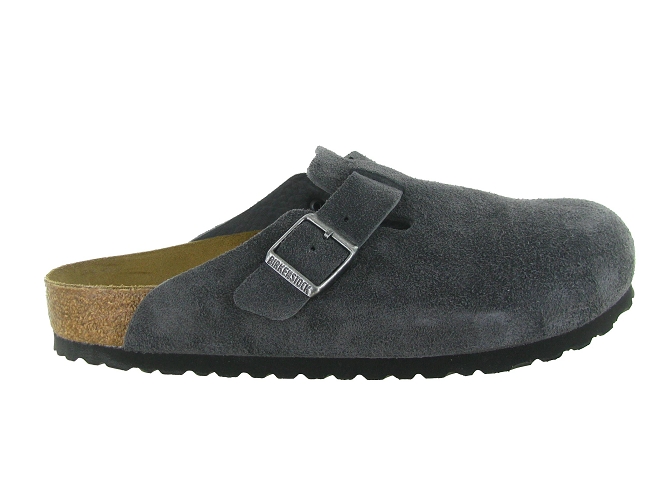 nu pieds - Mules et Tongs - homme - Nubuck - Anthracite - Birkenstock8043302_2