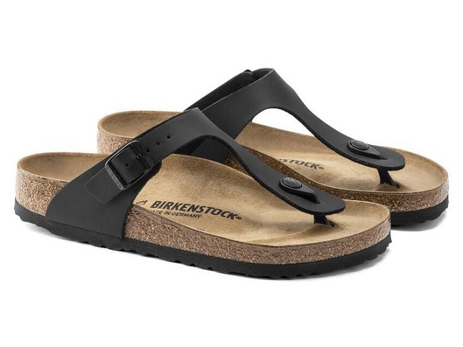 sandales et nu pieds - Mule Sabot - femme - Cuir - Noir - Birkenstock8043901_2