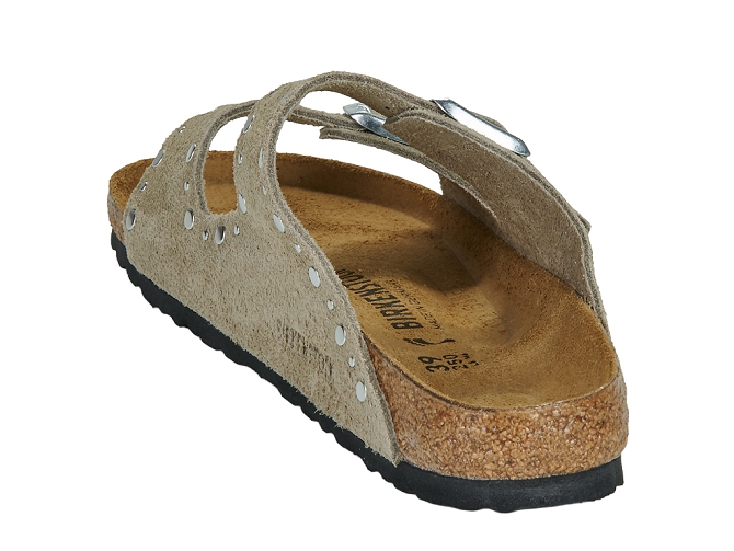sandales et nu pieds - Mule Sabot - femme - Nubuck - Taupe - Birkenstock8047801_4