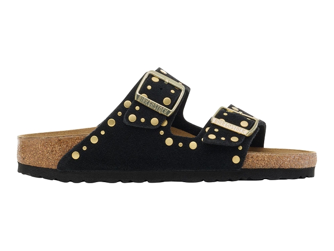 sandales et nu pieds - Mule Sabot - femme - Nubuck - Noir - Birkenstock8047802_2