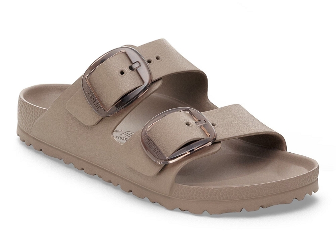 sandales et nu pieds - Mule Sabot - femme - Synthétique - Taupe - Birkenstock