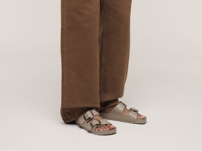 sandales et nu pieds - Mule Sabot - femme - Synthétique - Taupe - Birkenstock8048103_4
