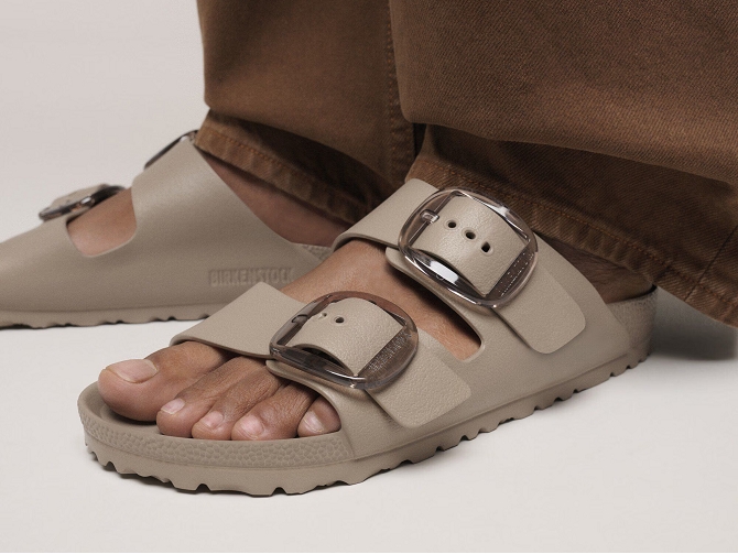 sandales et nu pieds - Mule Sabot - femme - Synthétique - Taupe - Birkenstock8048103_5