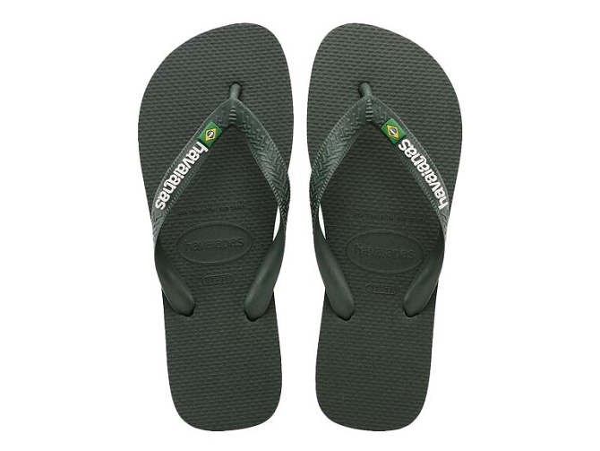 nu pieds - Mules et Tongs - homme - Synthétique - Kaki - Havaianas8050112_3