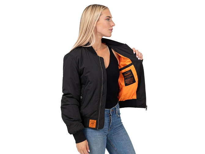 veste - BOMBER - vetement femme -  - Noir - Bombers original8064001_3