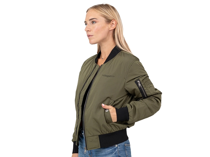 veste - BOMBER - vetement femme -  - Vert - Bombers original8064003_3
