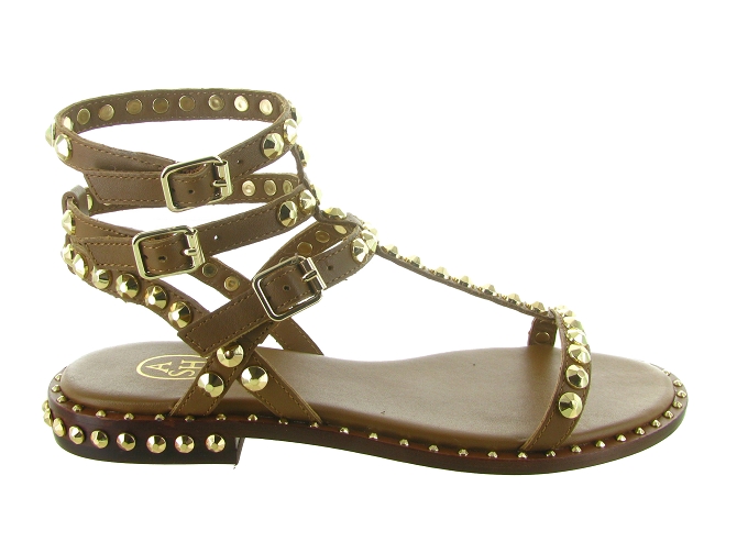 sandales et nu pieds - Confort - femme - Cuir - Marron - Ash italia8064401_2