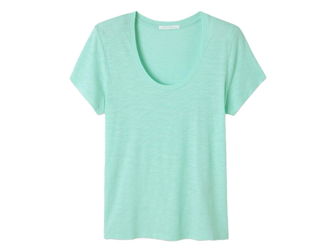 tee shirt - MC - vetement femme -  - Vert - American vintage