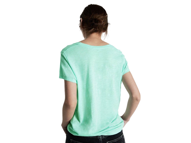 tee shirt - MC - vetement femme -  - Vert - American vintage8089704_5