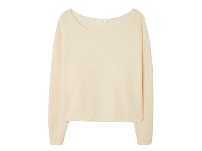 pull - MANCHE LONGUE - vetement femme -  - Beige - American vintage