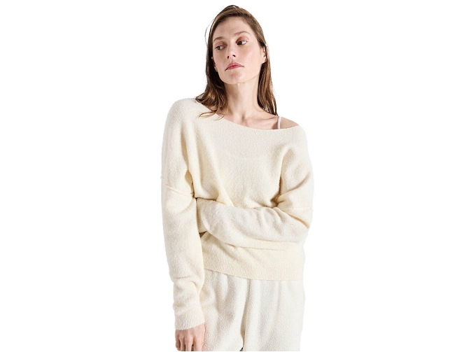 pull - MANCHE LONGUE - vetement femme -  - Beige - American vintage8090405_2