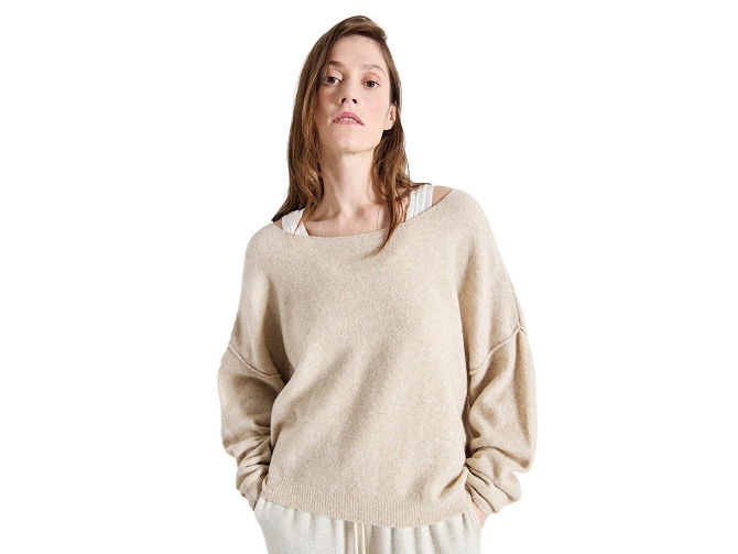 pull - ML - vetement femme -  - Beige - American vintage8090406_2