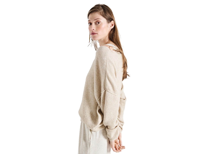 pull - ML - vetement femme -  - Beige - American vintage8090406_3