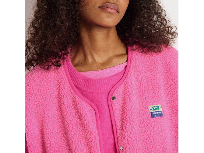 gilet - SM - vetement femme - Cuir - Rose - American vintage8093301_4