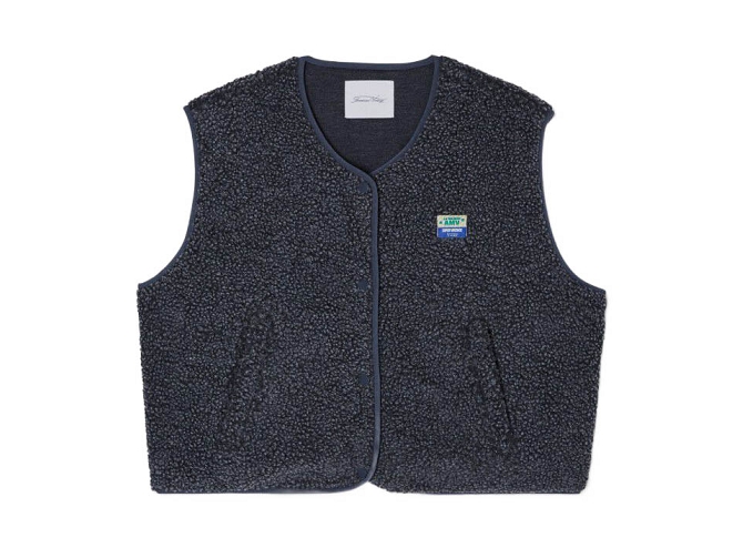 gilet - SANS MANCHE - vetement femme - Cuir - Anthracite - American vintage