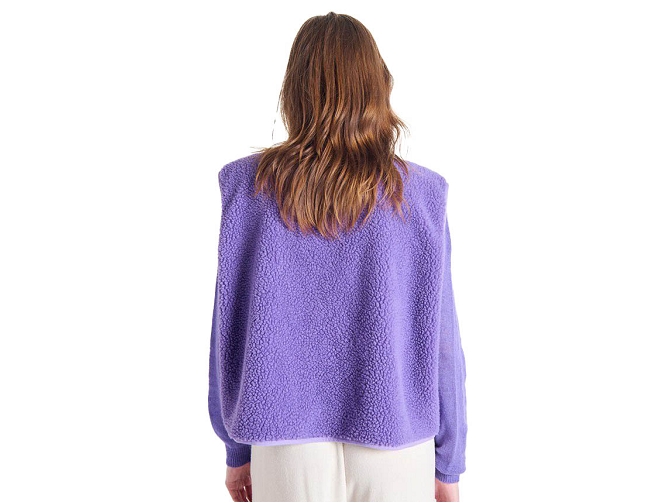 gilet - SM - vetement femme - Cuir - Violet - American vintage8093306_5