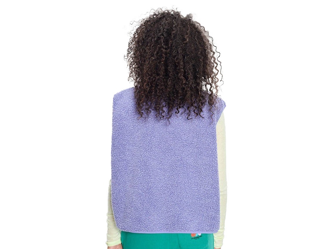 gilet - SANS MANCHE - vetement femme - Cuir - Violet - American vintage8093308_5