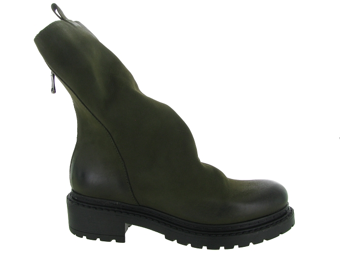 bottines et boots - Chelsea - femme - Nubuck - Kaki - Metisse8095201_3