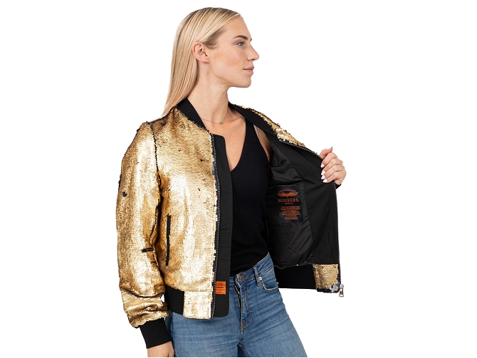 veste - BOMBER - vetement femme -  - Or - Bombers original8108001_2