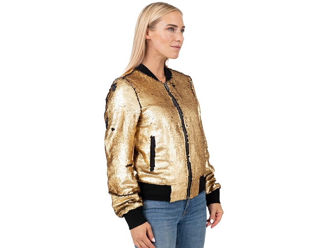 veste - BOMBER - vetement femme -  - Or - Bombers original8108001_5