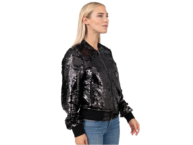 veste - BOMBER - vetement femme -  - Noir - Bombers original8108002_4