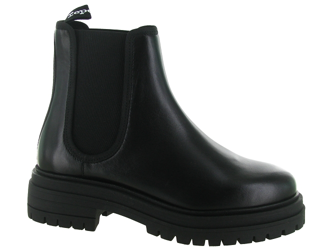 bottines et boots - Chelsea - femme - Cuir - Noir - Repetto