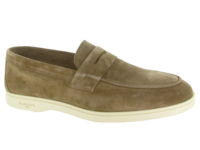 mocassins - Bateau - homme - Cuir - Marron - Bobbies