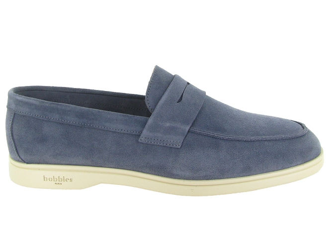mocassins - Bateau - homme - Cuir - Bleu - Bobbies8111304_2