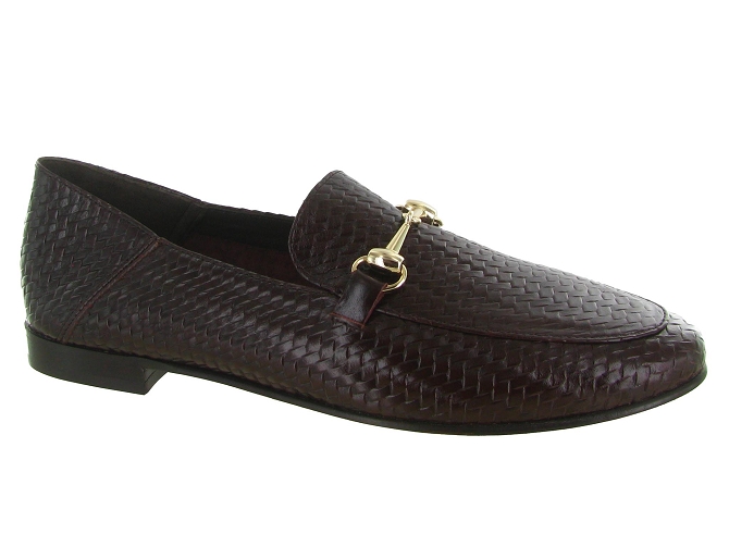mocassins - Elégant - femme - Cuir - Marron - Bobbies