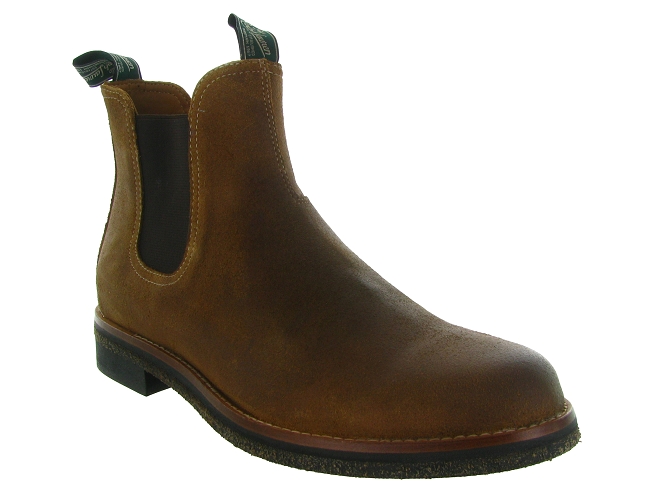 bottines et boots - Chelsea - homme - Nubuck - Marron - Ralph lauren8117701_3