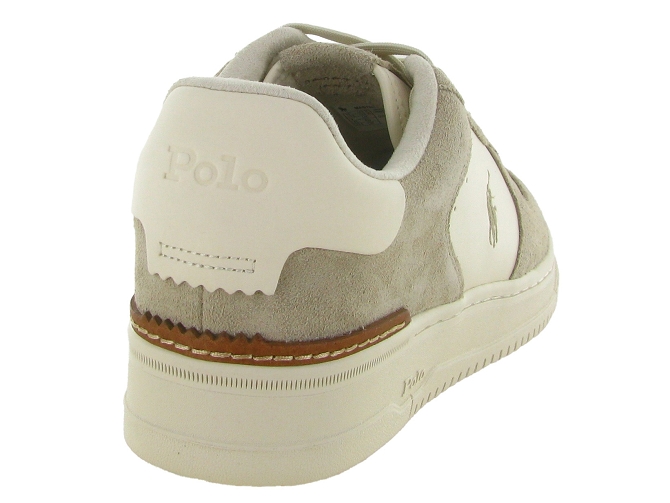 baskets et sneakers - Tendance - homme - Cuir - Blanc - Ralph lauren8118102_5
