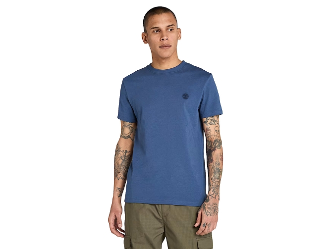 tee shirt - MANCHE COURTE - vetement homme -  - Bleu - Timberland8126608_2