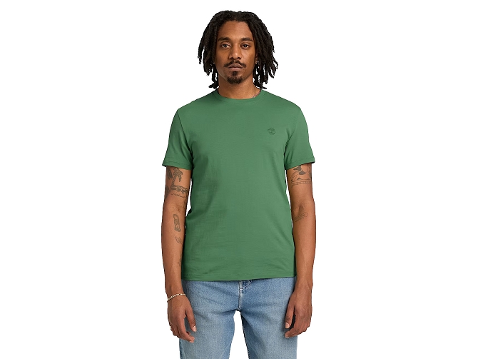 tee shirt - MANCHE COURTE - vetement homme -  - Kaki - Timberland8126609_2