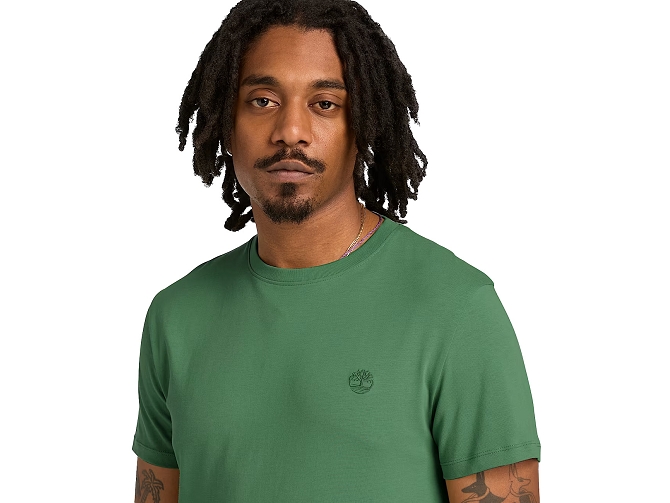 tee shirt - MANCHE COURTE - vetement homme -  - Kaki - Timberland8126609_3