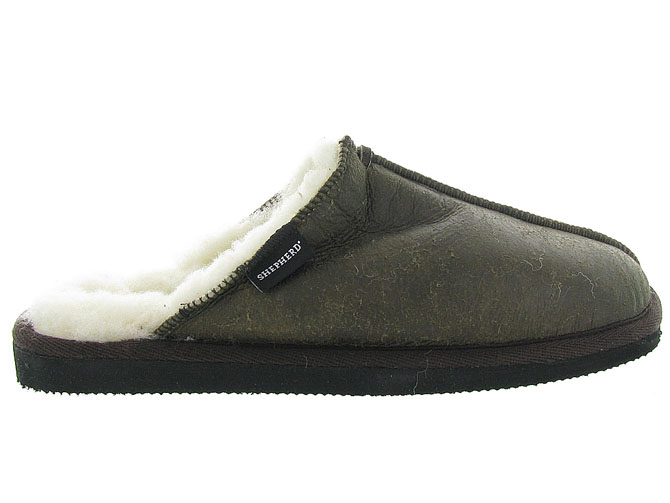 chaussons et pantoufles - Mules Sabots - homme - Nubuck - Marron - Shepherd of sweden ab8127702_2
