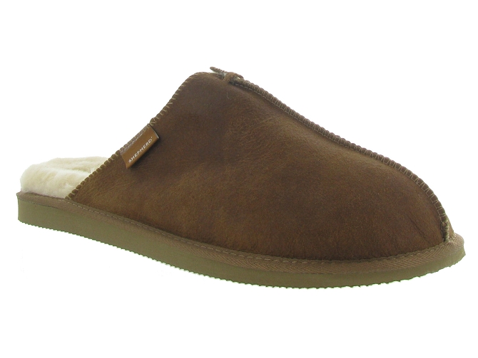 chaussons et pantoufles - Mules Sabots - homme - Nubuck - Marron - Shepherd of sweden ab