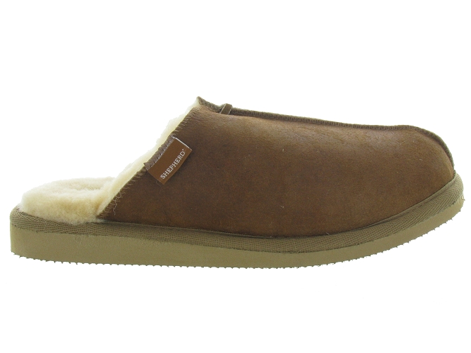 chaussons et pantoufles - Mules Sabots - homme - Nubuck - Marron - Shepherd of sweden ab8127704_2