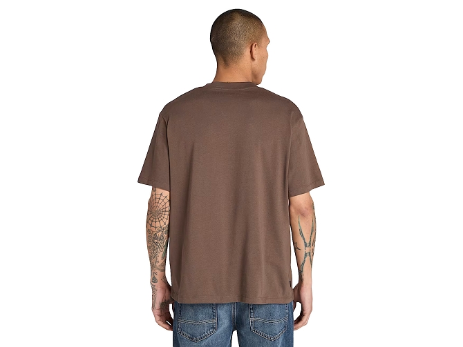tee shirt - MANCHE COURTE - vetement homme - Coton - Marron - Timberland8130601_4
