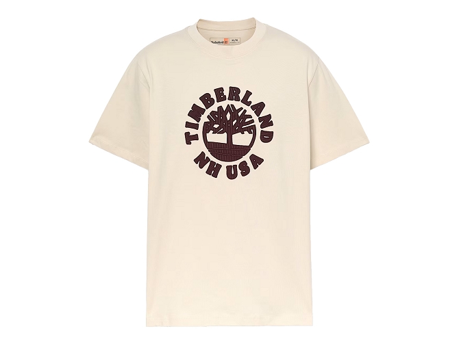 tee shirt - MANCHE COURTE - vetement homme - Coton - Beige - Timberland