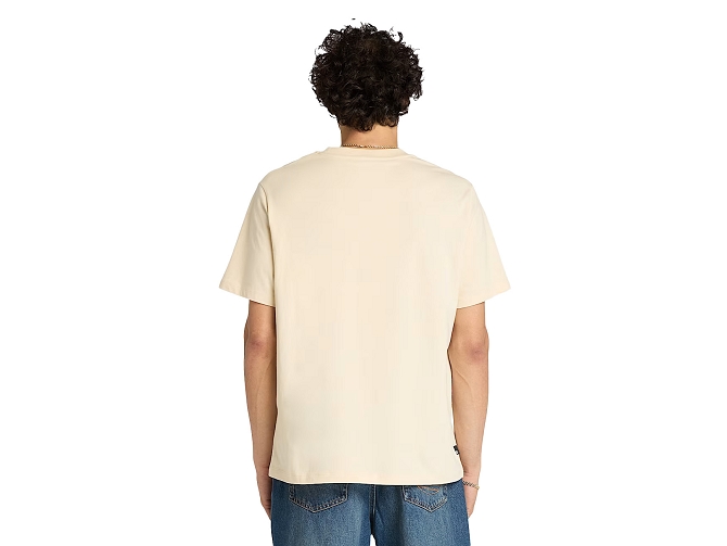 tee shirt - MANCHE COURTE - vetement homme - Coton - Beige - Timberland8130602_4