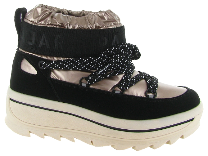 apres ski bottes fourrees - Bottine chaude - femme - Nylon - Or - Pajar