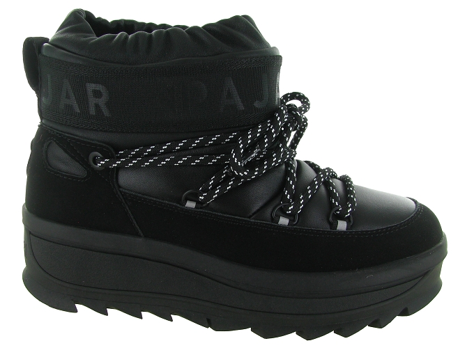 apres ski bottes fourrees - Bottine chaude - femme - Nylon - Noir - Pajar