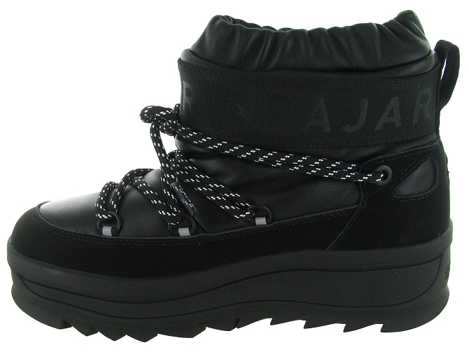 apres ski bottes fourrees - Bottine chaude - femme - Nylon - Noir - Pajar8130704_4