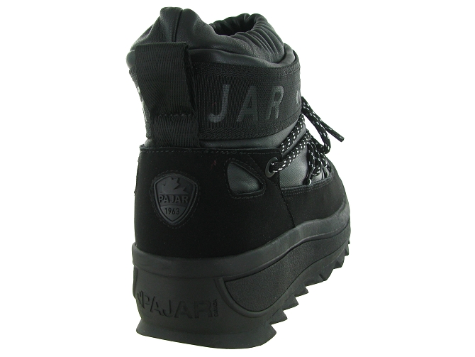 apres ski bottes fourrees - Bottine chaude - femme - Nylon - Noir - Pajar8130704_5