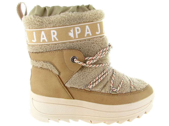 apres ski bottes fourrees - Bottine chaude - femme - Nylon - Beige - Pajar8130801_2