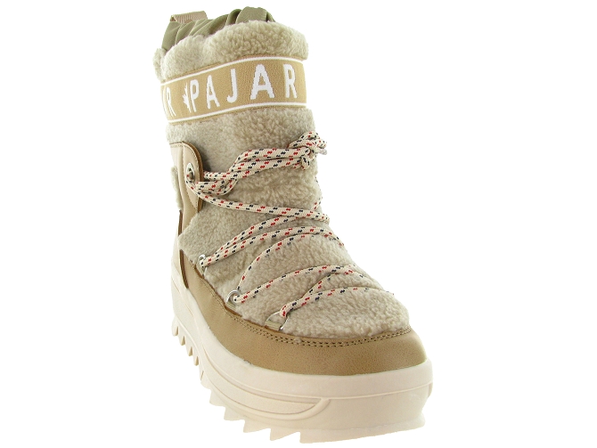 apres ski bottes fourrees - Bottine chaude - femme - Nylon - Beige - Pajar8130801_3
