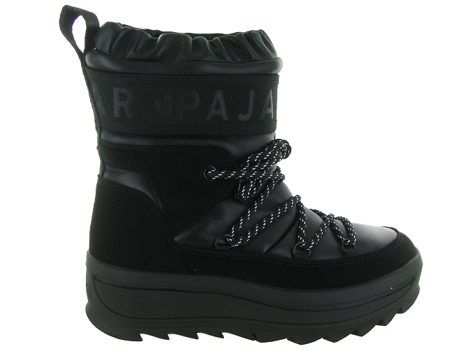 apres ski bottes fourrees - Bottine chaude - femme - Nylon - Noir - Pajar8130802_2