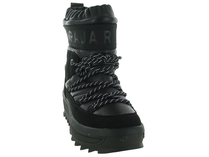 apres ski bottes fourrees - Bottine chaude - femme - Nylon - Noir - Pajar8130802_3